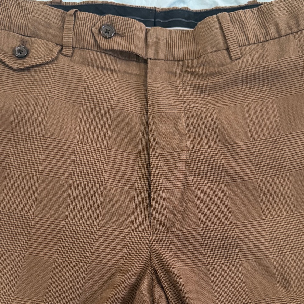RLX Ralph Lauren Men's Tan Plaid Pants